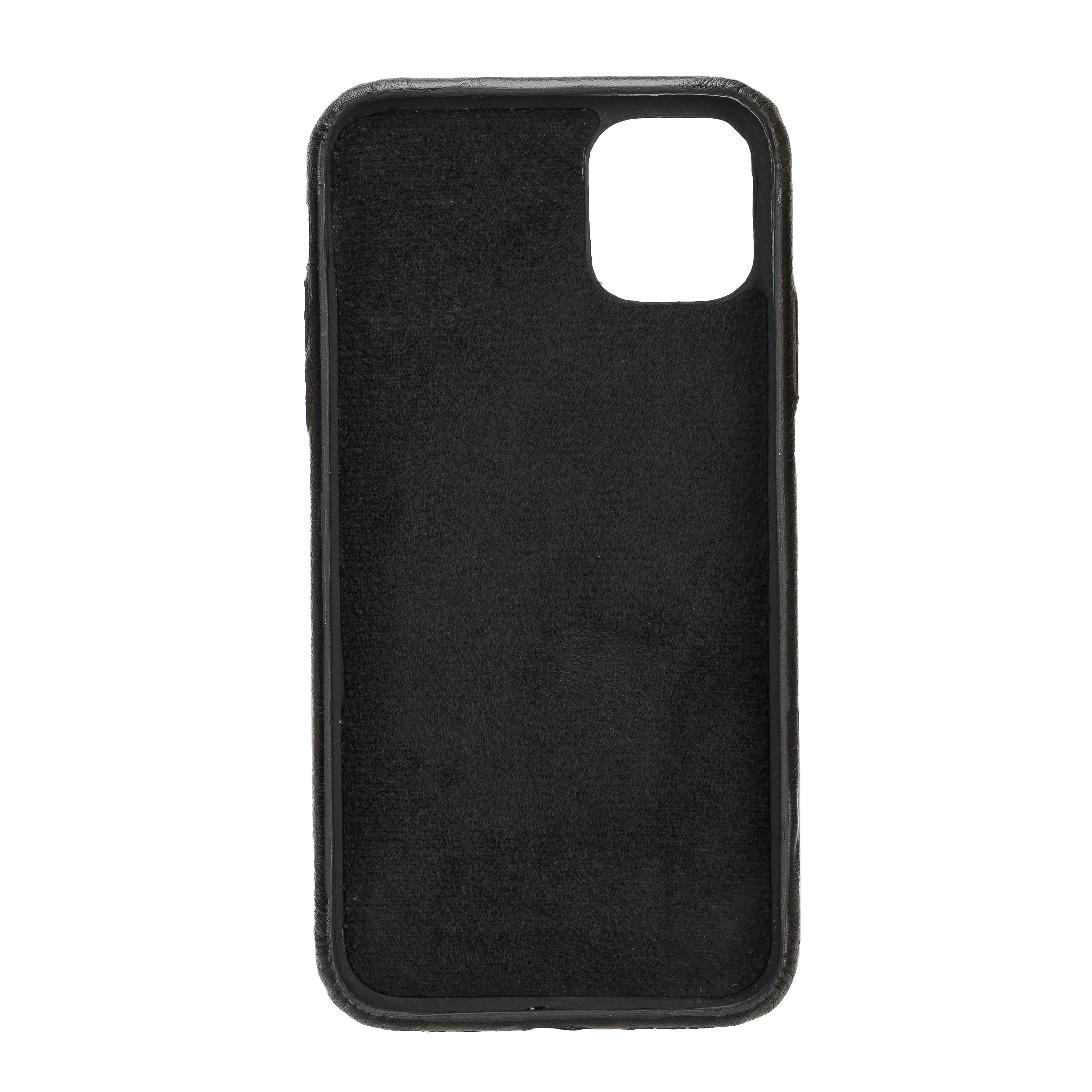 iPhone 11 Genuine Leather Slim Case – Rock Cover