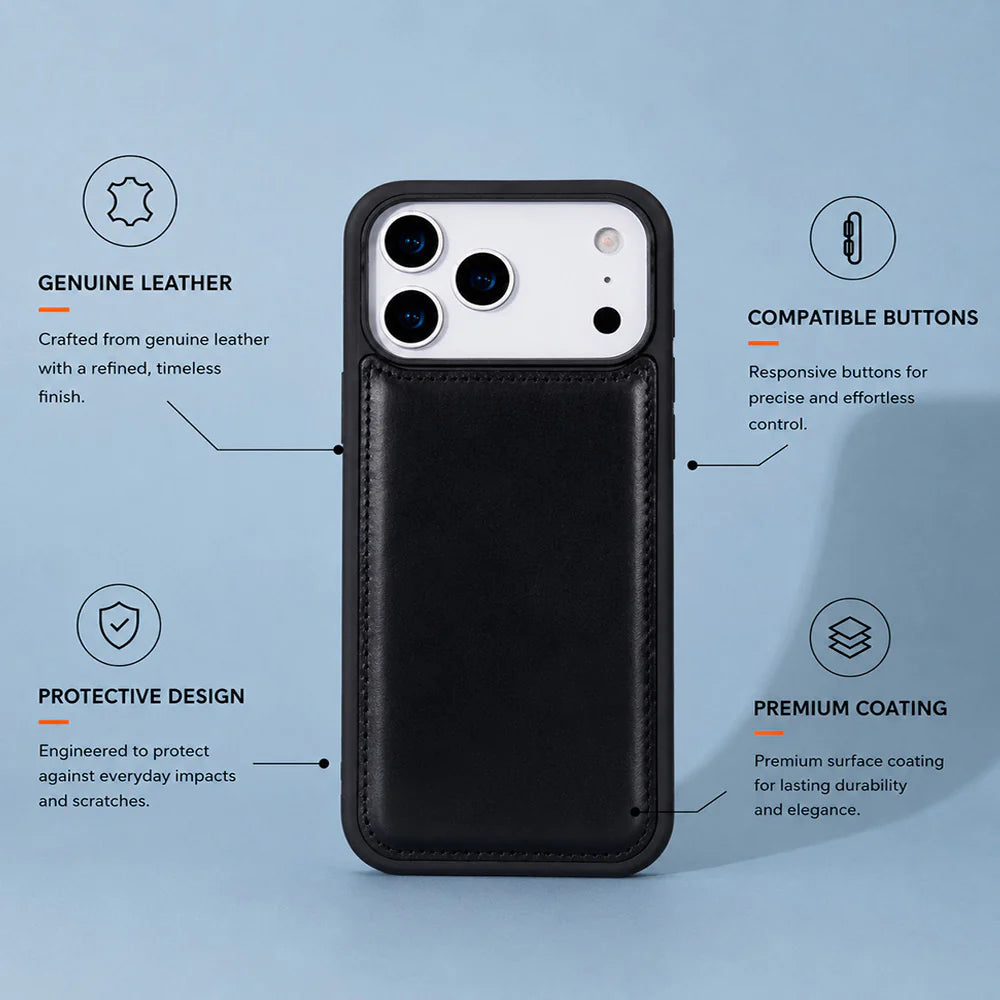 Flex Cover iPhone 17 Pro Leather Case