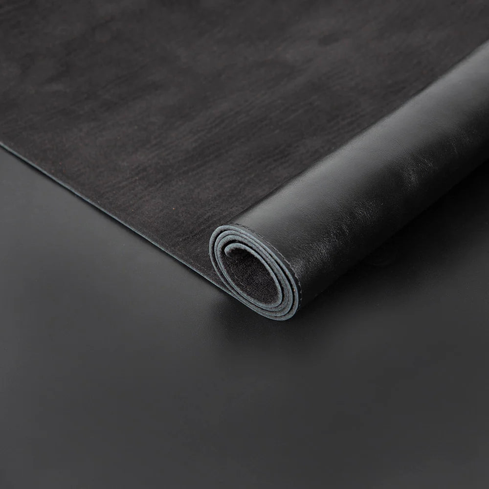 Lined Leather Desk Mat Small Size