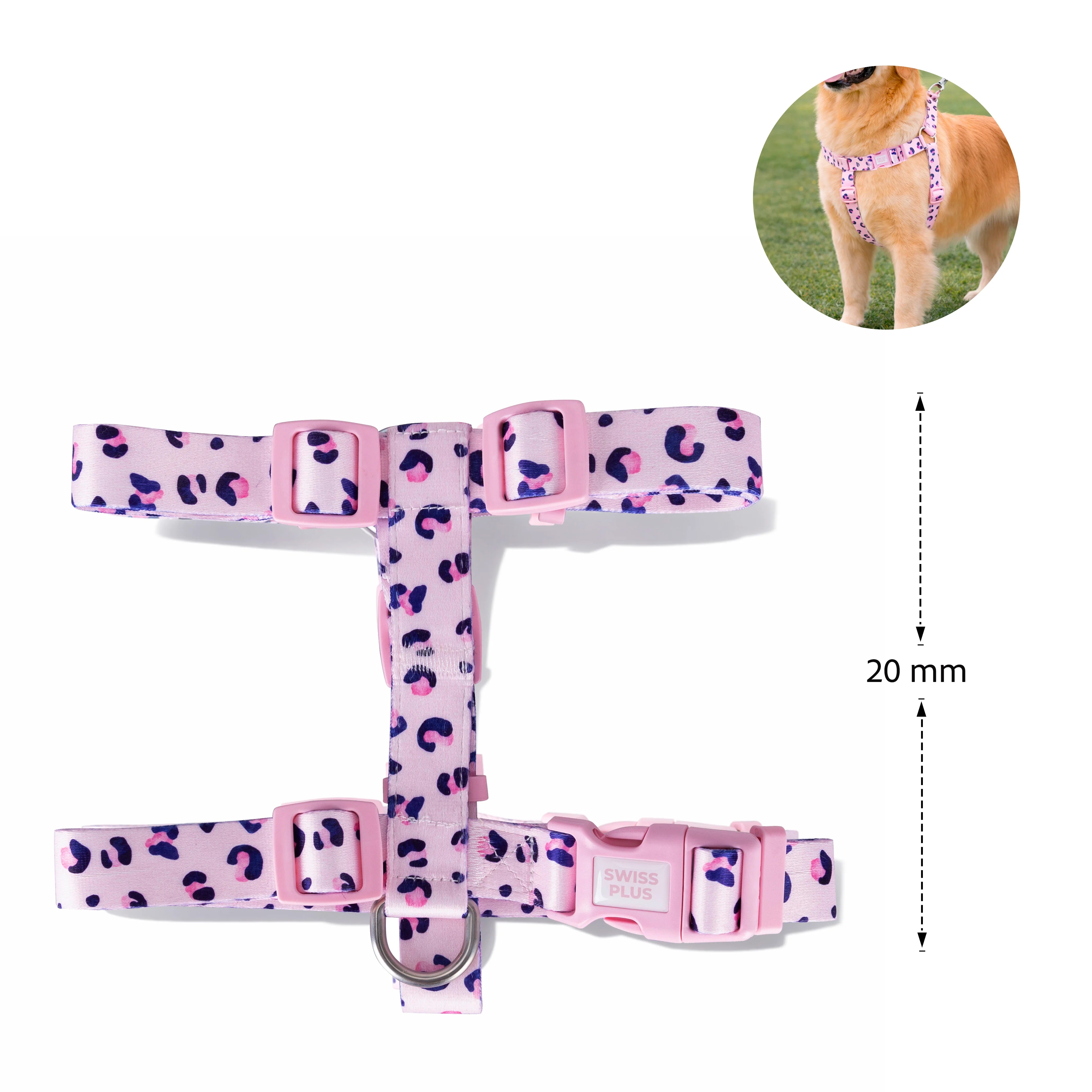 Patterned Recycled H-Type Harness