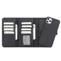 iPhone 11 Pro Max Leather Wallet Case Detachable RFID – Santa
