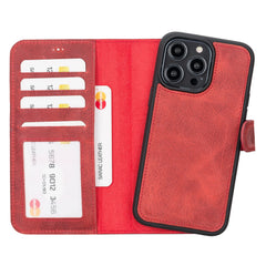 iPhone 14 Pro Max Leather Wallet Case Detachable RFID – Liluri