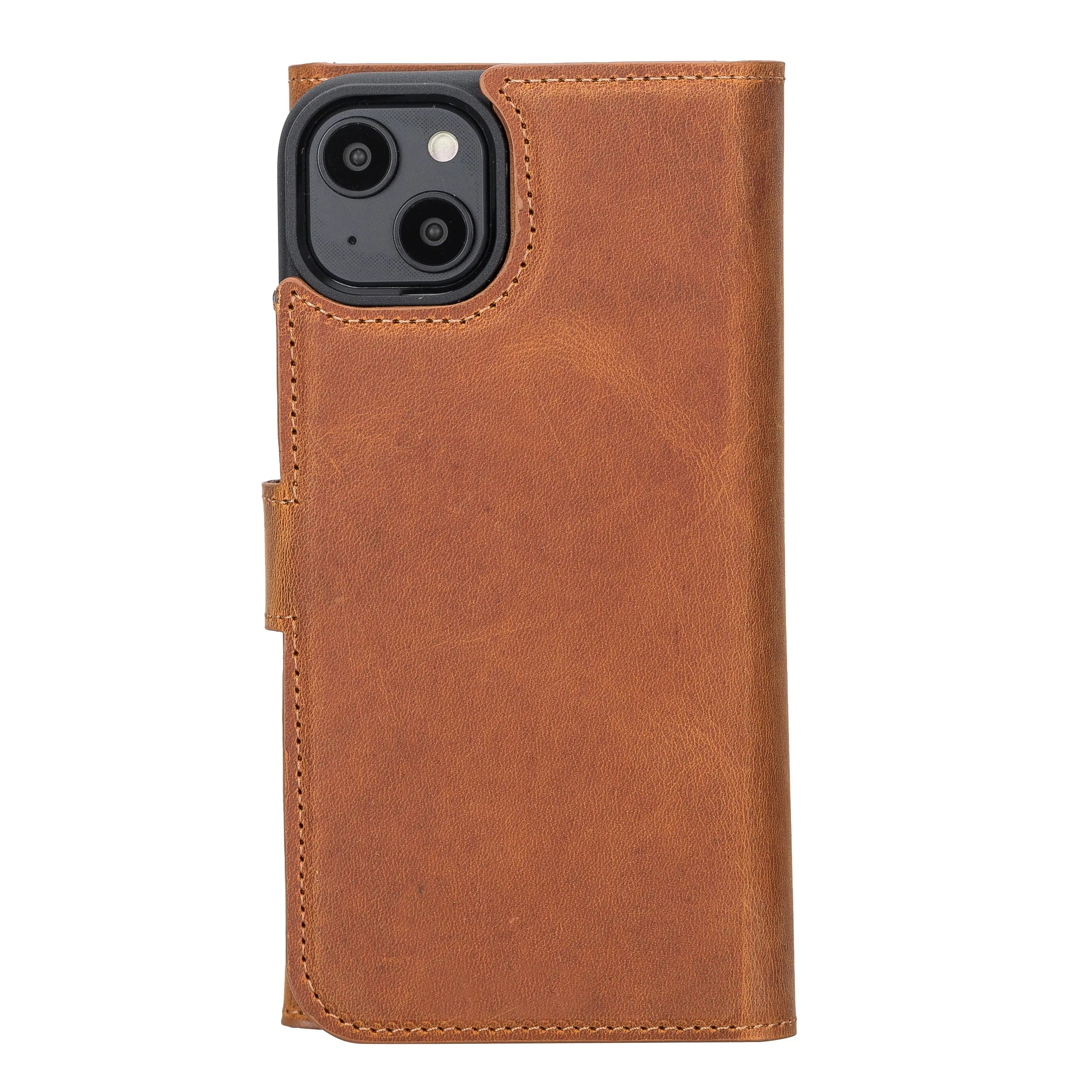 iPhone 14 Plus Leather Wallet Case Detachable RFID – Santa