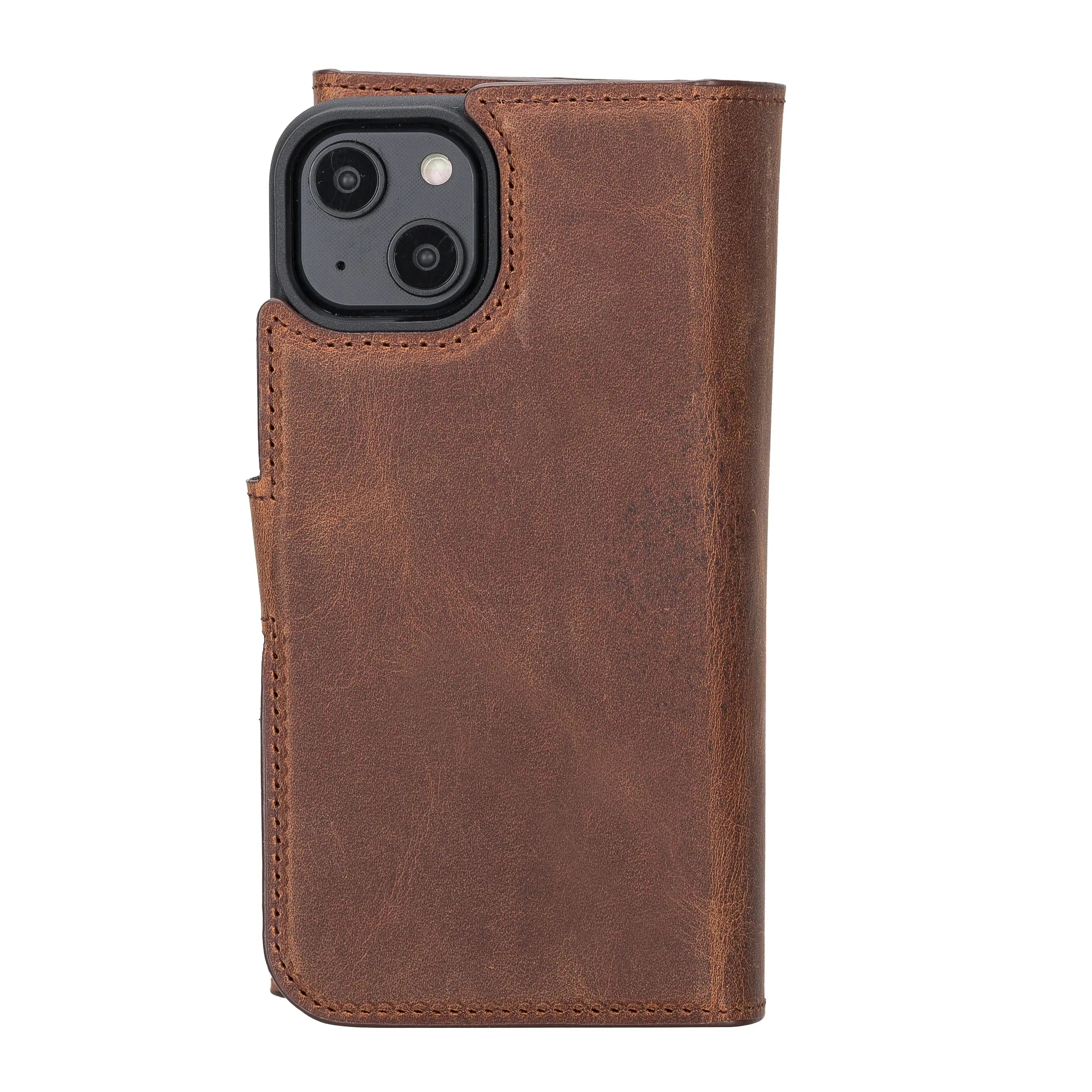 iPhone 14 Leather Wallet Case Detachable RFID – Santa