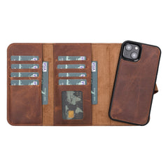 iPhone 13 Mini Leather Wallet Case Detachable RFID – Santa