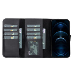 iPhone 13 Pro Leather Wallet Case Detachable RFID – Santa