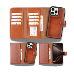 iPhone 16 Pro Leather Wallet Case Detachable RFID MagSafe – Santa Series