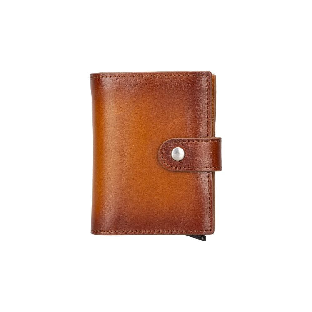 Palertag Leather Mechanical Card Holder Bouletta