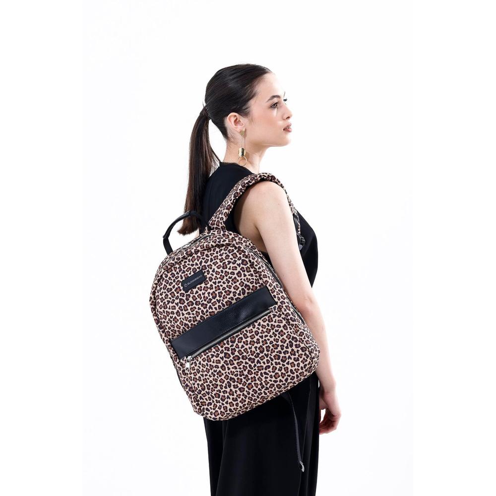 BloominBag Earthy Leopard 13-14 inch MacBook / Laptop Backpack_1