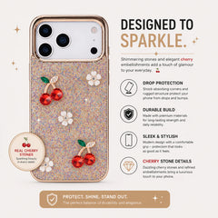 Freya Crystal Cherry Case for iPhone 17 Pro