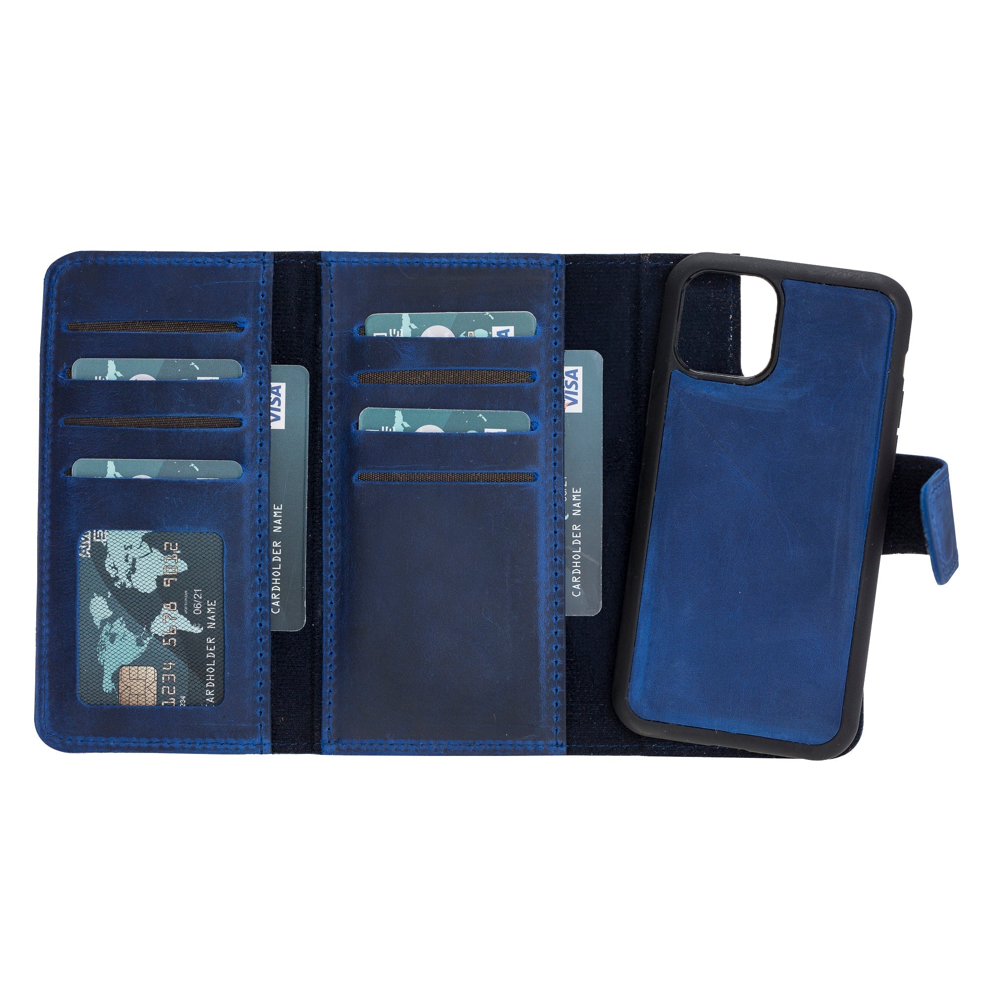 iPhone 11 Pro Leather Wallet Case Detachable RFID – Santa