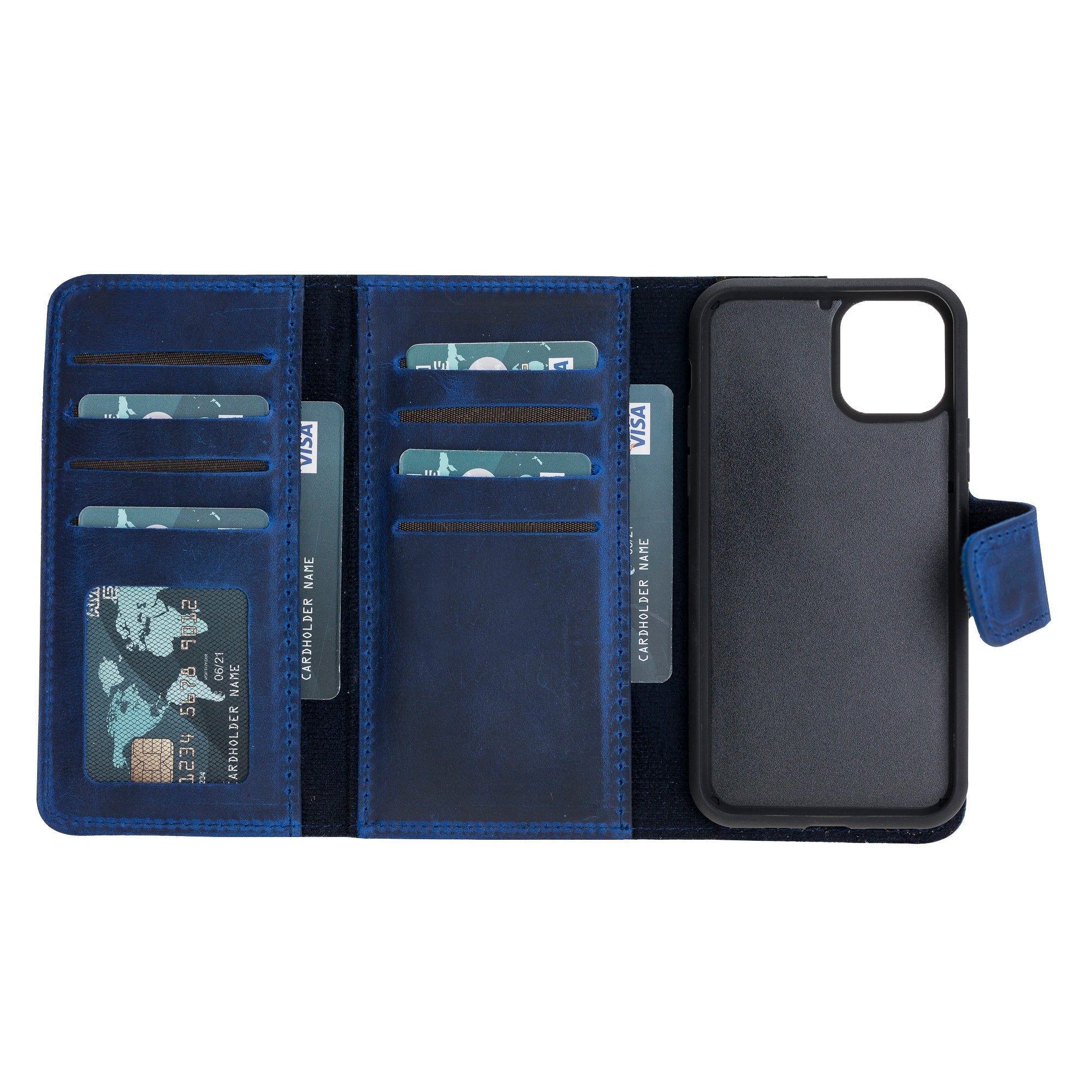 iPhone 11 Pro Leather Wallet Case Detachable RFID – Santa