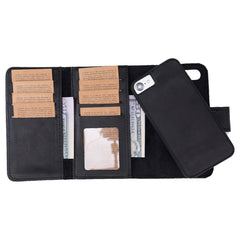 Santa iPhone SE / 8 / 7 Leather Detachable Wallet Case