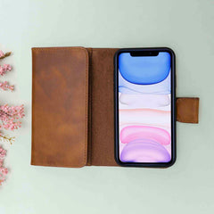 iPhone 11 Pro Leather Wallet Case Detachable RFID – Santa