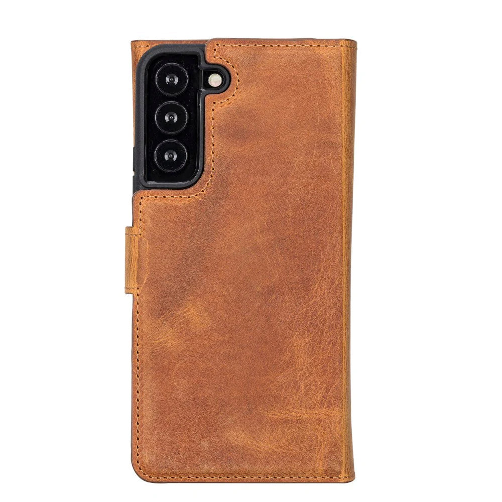Samsung Galaxy S22 Plus Leather Wallet Case Detachable RFID – Santa