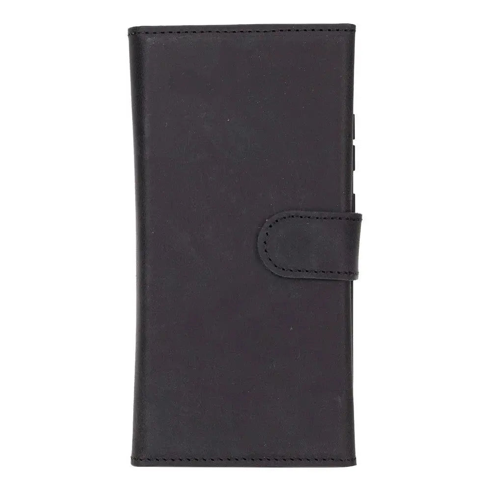 Samsung Galaxy S25 Ultra Leather Wallet Case Detachable RFID – Santa