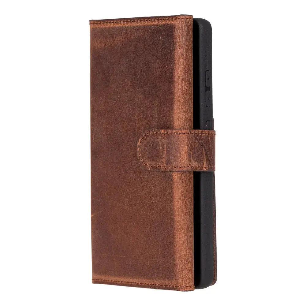 Samsung Galaxy S25 Ultra Leather Wallet Case Detachable RFID – Santa